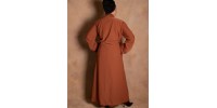 Kimono with tight sleeves in brown